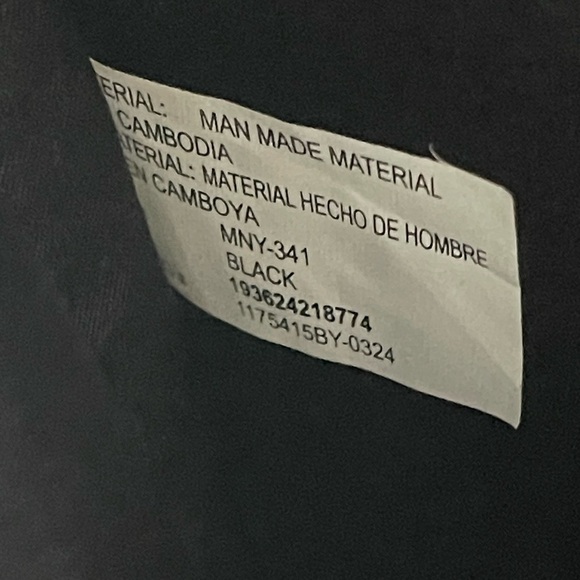 Steve Madden Black Embossed Backpack - Picture 4 of 16